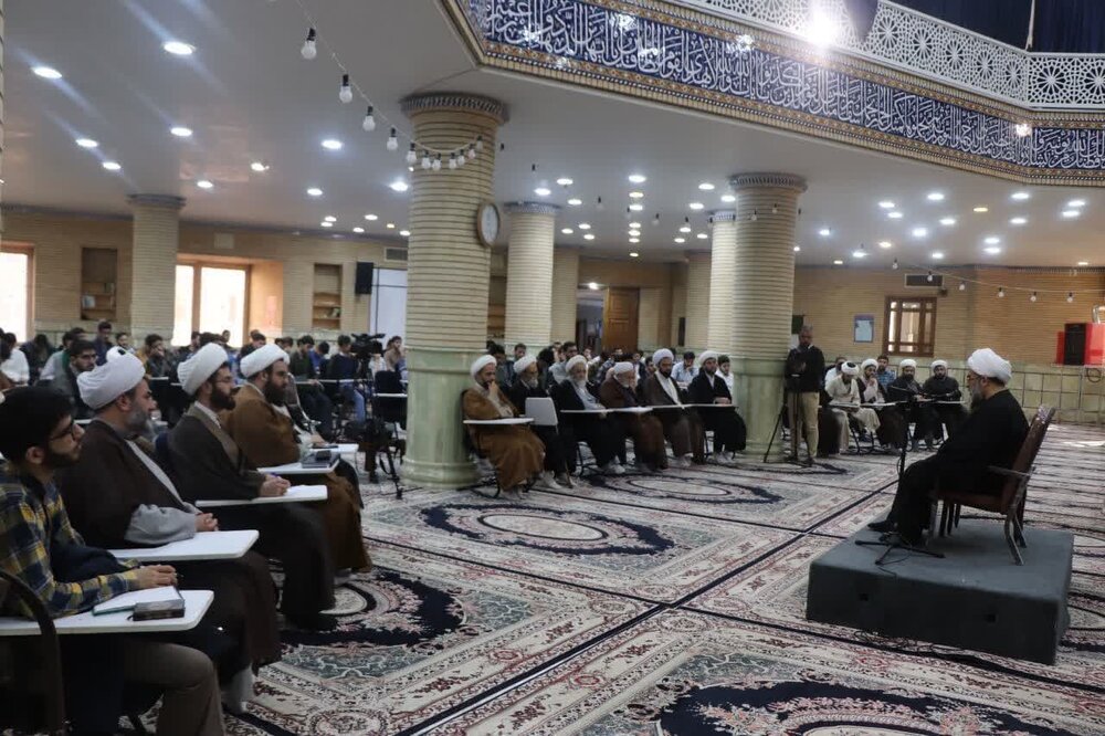 تصاویر/ سخنرانی آیت الله فاضل لنکرانی در جمع طلّاب و اساتید حوزه علمیه حضرت ولی عصر(عج) بناب تصاویر/ سخنرانی آیت الله فاضل لنکرانی در جمع طلّاب و اساتید حوزه علمیه حضرت ولی عصر(عج) بناب