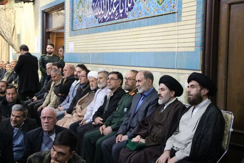 تصاوی/ مراسم گرامیداشت حماسه دوم بهمن روز فرهنگی ارومیه در مسجد لطفعلی خان