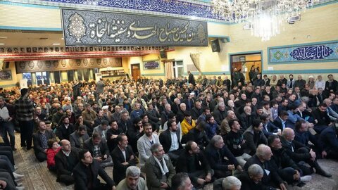 تصاوی/ مراسم گرامیداشت حماسه دوم بهمن روز فرهنگی ارومیه در مسجد لطفعلی خان