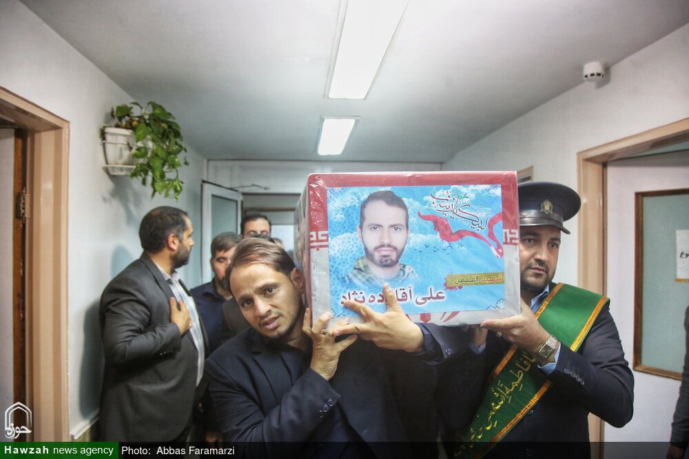 تصاویر/ مراسم وداع با شهدای حمله تروریستی رژیم صهیونیستی به دمشق