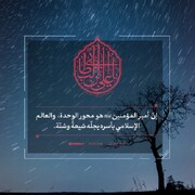 تصميم/ أمير المؤمنين (ع) هو محور الوحدة