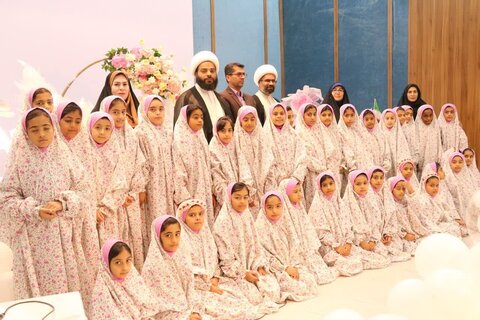 تصاویر/ جشن تکلیف دانش آموزان دختر شهرستان خمیر
