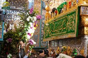 تصاویر/ حال و هوای حرم حضرت زینب (س) در سیزدهم رجب