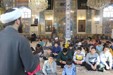 تصاویر/  برگزاری اعتکاف دانش آموزی در مسجد عباسیه آستارا