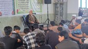 تصاویر/ حال و هوای اعتکاف دانش آموزان در مسجد ولیعصر(عج) سندرک