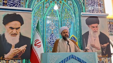 تصاویر/ آیین عبادی سیاسی نماز جمعه شهرستان ترکمنچای