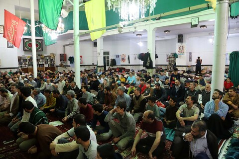 تصاویر / حضور امام جمعه همدان در جمع معتکفین