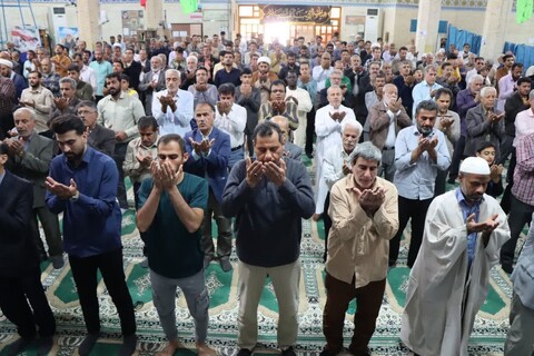 نماز جمعه عالیشهر از قاب دوربین