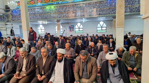 تصاویر/ آیین عبادی سیاسی نماز جمعه شهرستان ترکمنچای