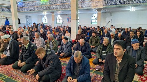 تصاویر/ آیین عبادی سیاسی نماز جمعه شهرستان ترکمنچای