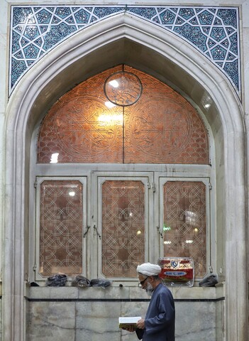 تصاویر/ مراسم معنوی اعتکاف در مسجد اعظم قم