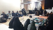 تصاویر/ حضور امام جمعه سیراف در جمع معتکفین