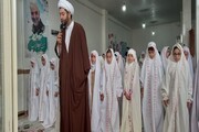 تصاویر/ جشن تکلیف دانش آموزان دختر در شهرستان هرسین