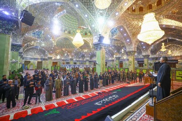 تصاویر/ مجلس سوگواری وفات حضرت زینب (س) در عتبه عسکریه