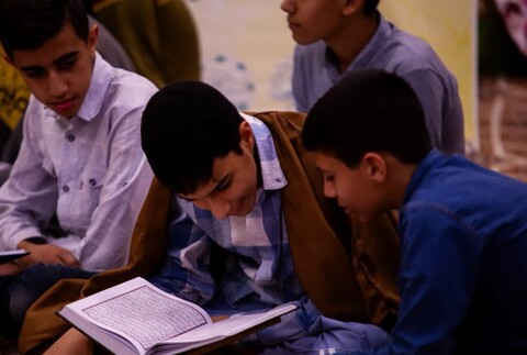 مراسم اعتکاف مدرسه علمیه مدینة العلم کاظمیه یزد
