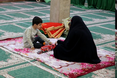 تصاویر/ اولین اعتکاف مادر و کودک در بوشهر
