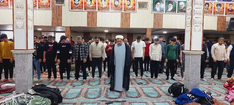 تصاویر/ برگزاری مراسم معنوی اعتکاف در شهر کشاورز