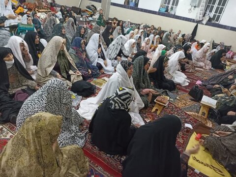 تصاویر/ برگزاری مراسم معنوی اعتکاف در مسجد جامع شهرستان چهاربرج