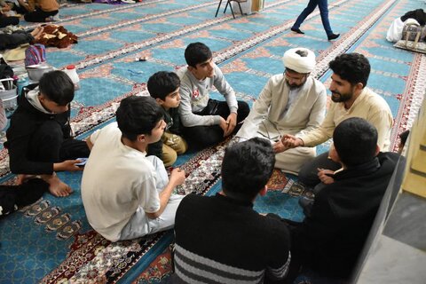تصاویر برگزاری مراسم اعتکاف در مسجد صاحب الزمان(عج)کوهدشت