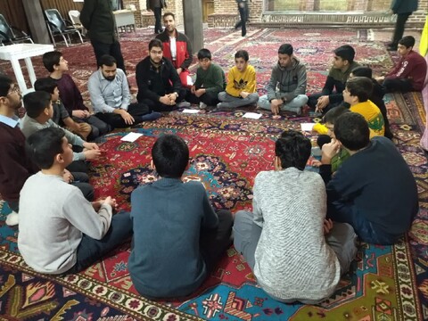 تصاویر/ برگزاری حلقه صالحین در مراسم اعتکاف شهرستان تسوج