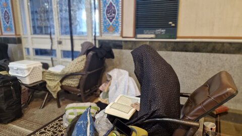 تصاویر/ پایان سه روز اعتکاف و بیتوته بانوان در مسجد امیرالمؤمنین ارومیه