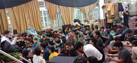 تصاویر / مراسم اعتکاف دانش آموزی در نهاوند