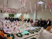 تصاویر/ جشن تکلیف دانش آموزان در مدرسه علمیه خواهران گناوه