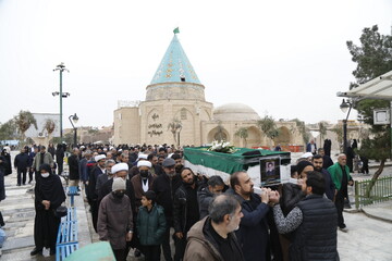 تصاویر / مراسم تشییع و ترحیم  مرحوم حجت الاسلام والمسلمین سید علی مکی (مهری)