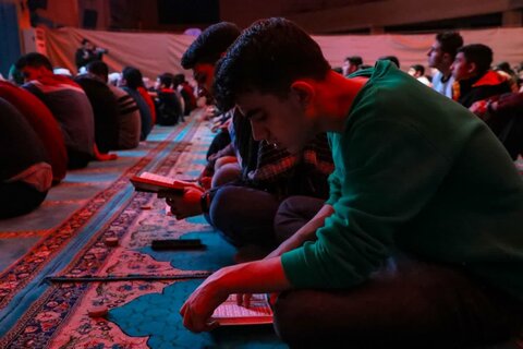 تصاویر/ پایان سه روز اعتکاف دانش آموزی در مصلای امام خمینی (ره) ارومیه