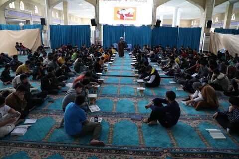 تصاویر/ پایان سه روز اعتکاف دانش آموزی در مصلای امام خمینی (ره) ارومیه