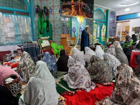 حضور مبلغین مدرسه علمیه فاطمیه محلات در جمع معتکفین