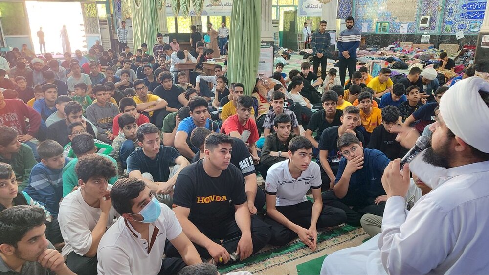 برگزاری اولین اعتکاف دانش‌آموزی در شهر بندر امام خمینی(ره)+ عکس