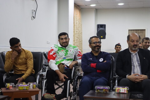 مراسم توزیع هدایای رهبرمعظم انقلاب به قهرمانان ورزشی و مدال آوران بازی های آسیایی و و پارا آسیایی هانگژو در خوزستان