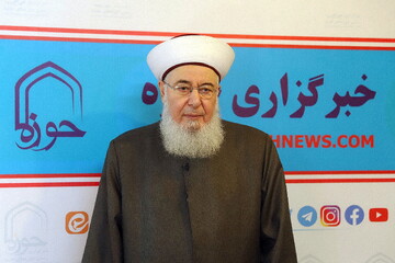 فیلم | سخنان رئیس تجمع علمای مسلمان لبنان پس بازدید از خبرگزاری حوزه