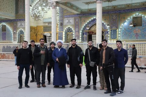 تصاویر/ اردوی زیارتی کادر و اساتید و طلاب حوزه‌ علمیه استان کردستان به عتبات و عالیات