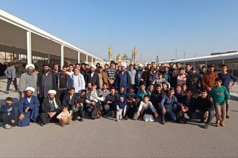 تصاویر/ اردوی زیارتی کادر و اساتید و طلاب حوزه‌ علمیه استان کردستان به عتبات و عالیات
