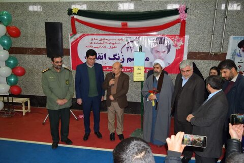 تصاویر/ آئیین زنگ انقلاب در شهرستان شهرستان شوط