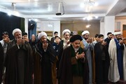 تصاویر/ حضور نماینده ولی فقیه در آذربایجان غربی در جمع طلاب خوی
