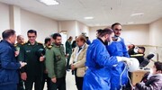 برپایی بیمارستان صحرایی در دورود با ویزیت رایگان ۵ هزار نفر