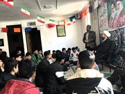 تصاویر/ دیدار جمعی از دانش آموزان الیگودرزی با امام‌ جمعه شهرستان