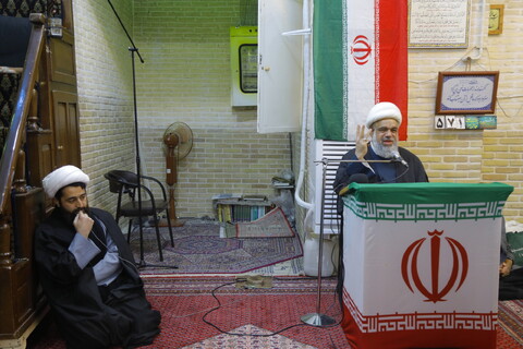 تصاویر / مراسم گرامیداشت دهه فجر انقلاب اسلامی در مدرسه علمیه امام صادق (ع) "مدرسه آقا"