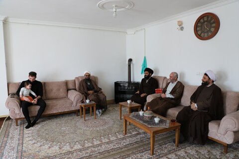 تصاویر/ سرکشی مدیر حوزه علمیه کردستان از روحانیون طرح هجرت شهرستان قروه