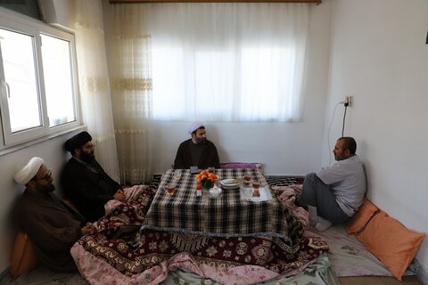 تصاویر/ سرکشی مدیر حوزه علمیه کردستان از روحانیون طرح هجرت شهرستان قروه