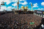 تصاویر/ تشییع تابوت نمادین امام کاظم (ع) در کاظمین