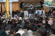 تصاویر/ یوم شہادت امام موسیٰ کاظم ؑ کی مناسبت سے مرکزی امام باڑہ بڈگام میں مجلسِ عزاء کا اہتمام