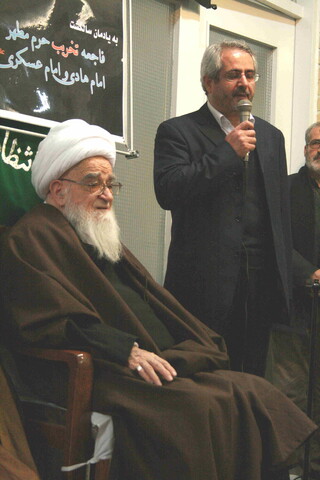 تصاویری از سخنرانی مرحوم آیت الله العظمی صافی گلپایگانی در جمع دانشجویان جهاد دانشگاهی - بهمن ماه ۱۳۸۶