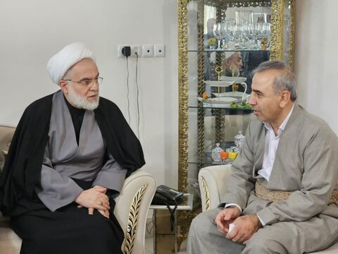 تصاویر/ دیدار نماینده ولی فقیه در کردستان از طلاب و روحانیون اهل سنت کامیاران