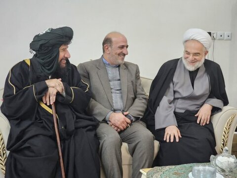 تصاویر/ دیدار نماینده ولی فقیه در کردستان از طلاب و روحانیون اهل سنت کامیاران