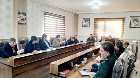 تصاویر/ جلسه هماهنگی برنامه های 22 بهمن در شهرستان شاهین دژ