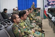 تصاویر/ دیدار فرماندهان نیروهای مسلح لرستان با نماینده ولی فقیه در استان